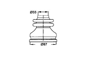 Osłona Przegubu Citroen Fiat Peugeot Sasic