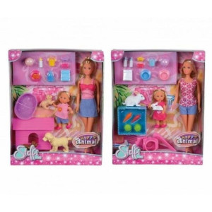Lalka 29cm Steffi Simba 105732156 Happy Animal