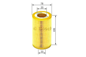 Filtr Oleju Mercedes Om366 Bosch