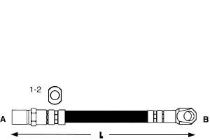 Przewód Hamulcowy Lpr 21213506061 10 19874829 T402