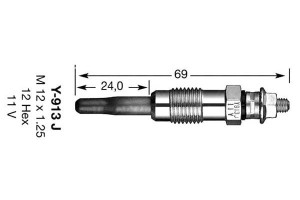 Świeca Żarowa Bmw Fiat Opel Ngk