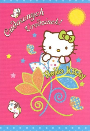 Karnet Hello Kitty z kopertą