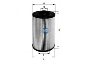 Filtr Oleju Bmw 535 540 I 96- 735 I 95- Ufi