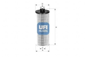 Filtr Oleju Golf Vii 1.6-2.0tdi 13- Ufi