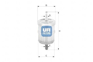 Filtr Paliwa Iveco Daily Iv 40.13 99-06 Ufi