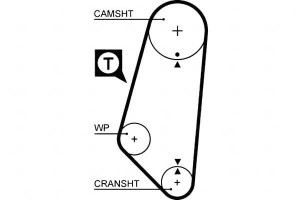 Pasek Rozrządu Seat Cordoba Ibiza Ii Vw Golf Iii V