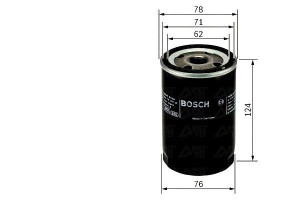Filtr Oleju Mercedes M102 103 W124 2 Bosch