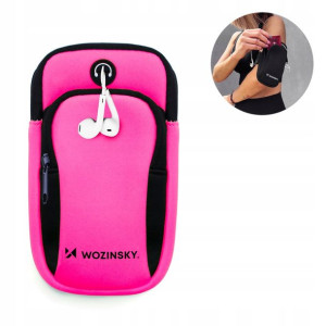 Wozinsky Opaska Na Telefon Do Biegania Różowa