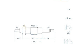 Świeca Żarowa Ford 1.8d Fae