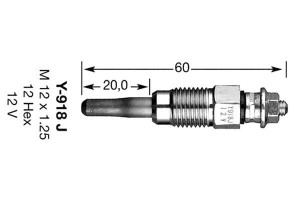 Świeca Żarowa Vw 3 Ngk
