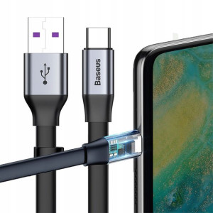 Baseus Kabel Typ C Supercharge 5a 40w Szary