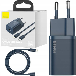 Baseus Ładowarka Usb Kabel Usb Typ C Lightning 1m