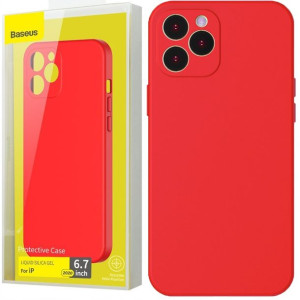 Baseus Żelowe Etui Do Iphone 12 Pro Max Czerwone