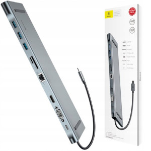 Baseus Stacja Dokująca Do Macbooka Hub 10w1