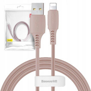 Baseus Kabel Usb / Lightning 2.4a 1.2m Różowy