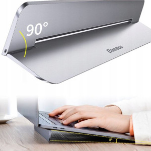 Baseus Podstawka Pod Laptopa Macbook Srebrna