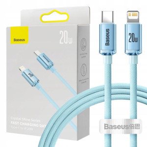 BASEUS SZYBKI KABEL USB-C - Lightning 20W 1,2m