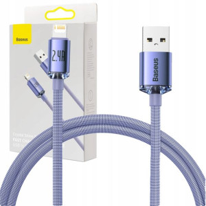 Baseus Kabel Usb Typ A - Lightning 1,2m Fioletowy