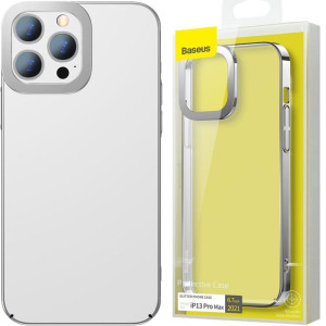 Baseus Etui Pokrowiec Iphone 13 Pro Srebrny Clear