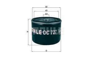 Filtr Oleju Dacia Renault Mahle