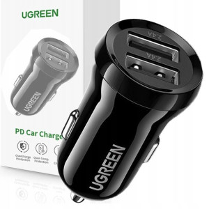 Ładowarka samochodowa USB Ugreen 4800 mA