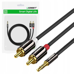 Ugreen Kabel Adapter 2xrca Do Mini Jack 3,5mm 2m