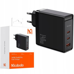 Mcdodo Gan Szybka Ładowarka Usb-c Usb 3 Porty 140w