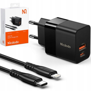 Mcdodo Ładowarka Usb Usb-c 20w + Kabel Do Iphone