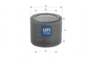Filtr Powietrza Citroen C15 1.8d Ufi