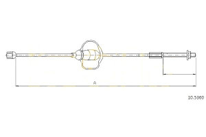 Linka Hamulca Ręcznego Ford Focus 01-04 Cofle