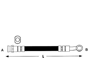 Przewód Hamulcowy Ap 462105f200 462105f201 Hos3041