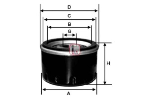 Filtr Oleju Sofima 1109az 1109y4 152084a00a 1109y3