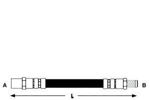 Przewód Hamulcowy P Db 123 124 79-86 201 82-93 Lpr
