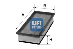 Filtr Powietrza Yaris 1.4 D-4d 09- Ufi