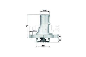 Termostat Fiat 87c 1,1 1.2 Palio Punto Uno Behr