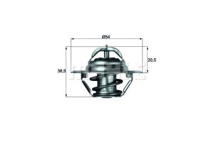 Termostat Jeep 83c Cherokee 2,5 4,0 Wrangler Behr