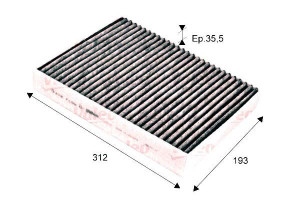 Filtr Kabiny Z Węglem Porsche Cayenne Vw Touareg 3