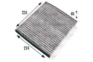 Filtr Kabiny Protect Mercedes W163 Z Aktywnym Węgl