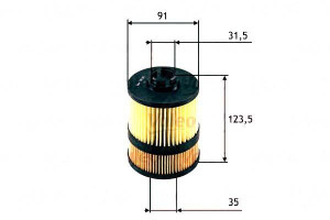 Filtr Oleju Opel Renault Valeo