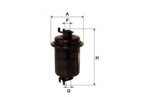 Filtr Paliwa Mitsubishii Colt 1.3 12v 92- Filtron