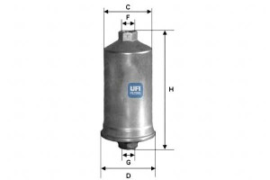 Filtr Paliwa Alfa 155 2.0 16v 92-97 Ufi