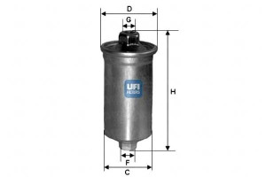 Filtr Paliwa Ufi 113977 71736109 82403555 6058519