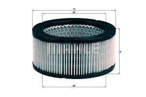 Filtr Powietrza Ford Mahle