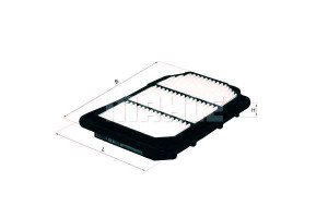 Filtr Powietrza Chevrolet Mahle