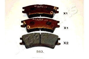 Klocki Hamulcowe Hyundai Przód Atos 98- Japanparts