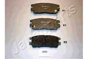 Klocki Hamulcowe Mitsubishi Tył Pajero Japanparts