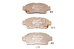Klocki Hamulcowe Toyota Przód Yaris Japanparts