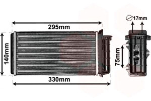Nagrzewnica Fiat Van Wezel