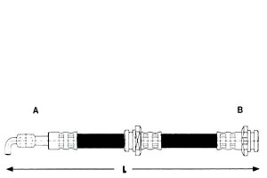 Przewód Hamulcowy Lpr 1514230 1718847 1522925 8v51