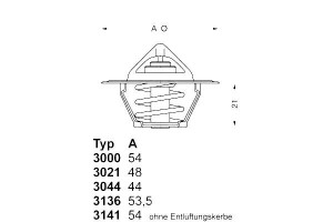Termostat Vw 87c 1,6-1,8t Audi Seat Skoda Wahler